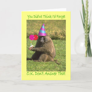 Birthday Belated Card