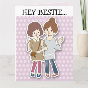 BIRTHDAY BEST FRIEND (BFF) GIANT OVERSIZED Cards