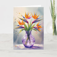 Birthday Bird of Paradise Flower Bouquet 
