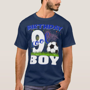 Birthday Birthday Cool 9 Years Soccer Boy T-Shirt