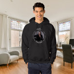 Birthday black white photo man myth legend hoodie<br><div class="desc">Celebrate his special day in style with this personalised birthday t-shirt! Featuring a classic black background and bold text that reads: "The Man, The Myth, The Legend." Customise the design by adding his name, age, and a favourite photo to make it truly unique. This t-shirt is the perfect gift for...</div>