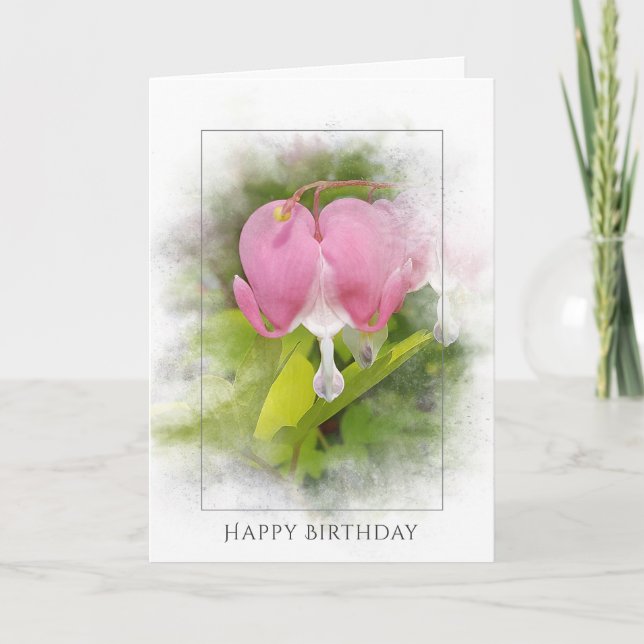 birthday-bleeding heart blossom card (Front)