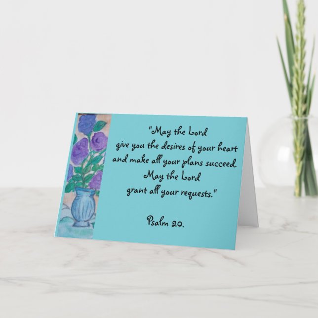 Birthday Blessing Card (Front)