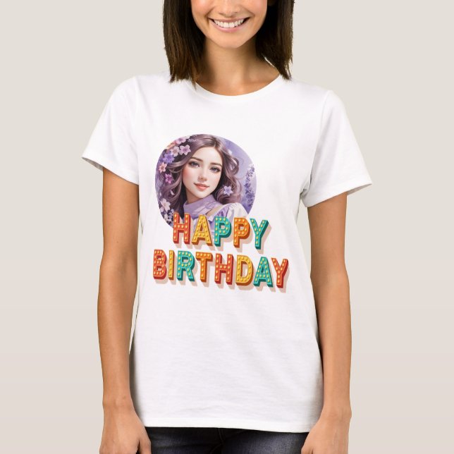 "Birthday Bliss Collection: Wear Your Joy!" T-Shirt (Front)