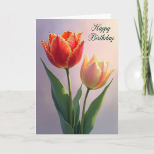 Birthday Blossom Art Card