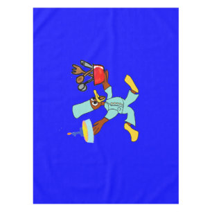 Birthday Blue Tablecloth