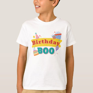 Birthday Boo Celebration With Balloons Gifts T-Shirt