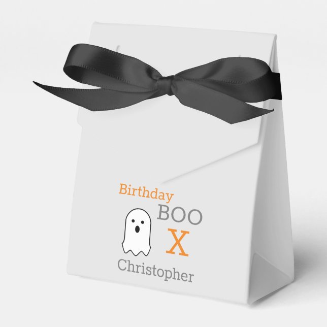 Birthday Boo Ghost Favour Box (Front Side)