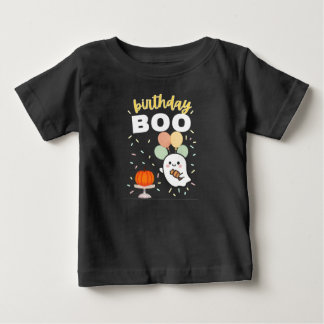 Birthday BOO Ghost Halloween T-Shirt