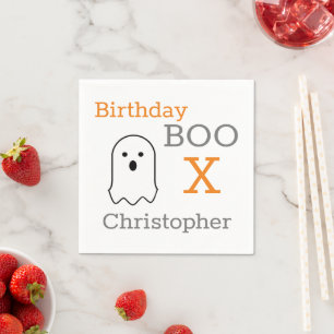 Birthday Boo Ghost Napkin