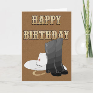 BIRTHDAY Boots CARD