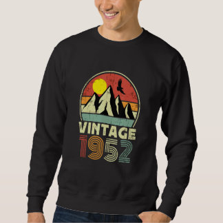 Birthday Born In 1952  Vintage Sweatshirt