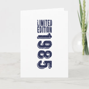 Birthday Born In 1985 Limited Edition Card