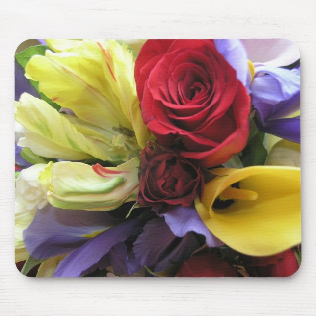 Birthday Bouquet Mousepad (Front)