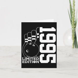 Birthday Bowling Limited Edition 1995  Card