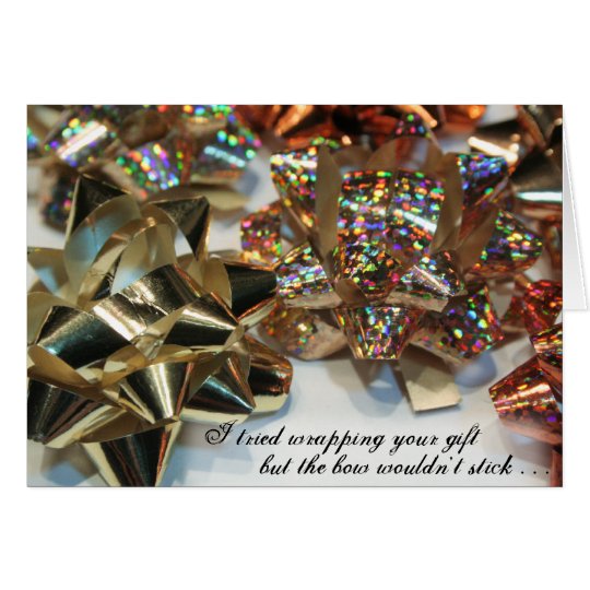 Birthday Bows notecard