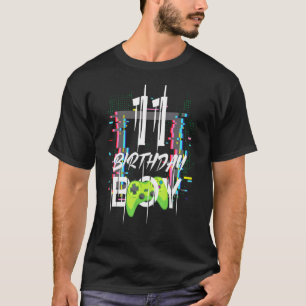 Birthday Boy 11 Years Old Gamer Matching Family Pa T-Shirt