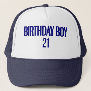 Birthday Boy 21 Trucker Hat