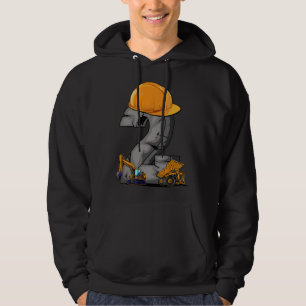 Birthday Boy 2 Construction Vehicle Excavator 2nd Hoodie