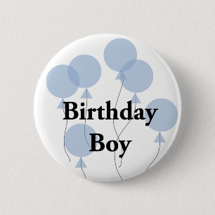 Birthday Boy 6 Cm Round Badge