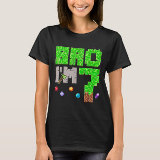 Birthday Boy 7th Birthday Im 7 Year Old Gamer Pixe T-Shirt