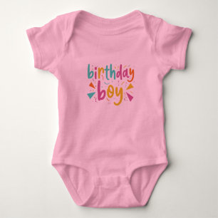 BIRTHDAY BOY BABY BODYSUIT