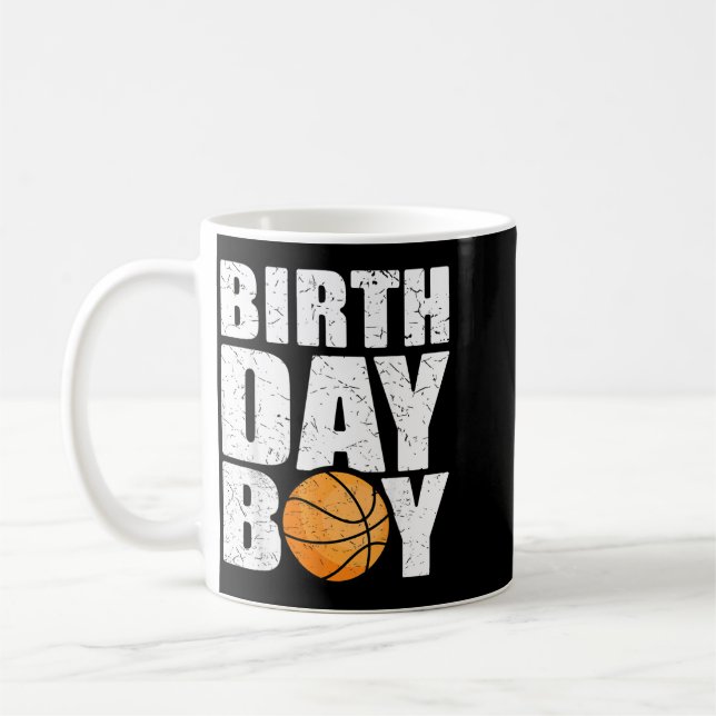 Birthday Boy Basball Theme Party Future Basball Coffee Mug (Left)