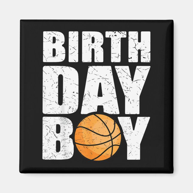 Birthday Boy Basball Theme Party Future Basball Magnet (Front)
