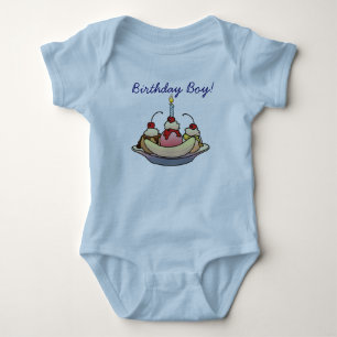 BIRTHDAY BOY by SHARON SHARPE Baby Bodysuit