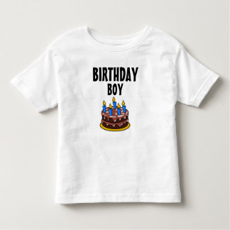 Birthday Boy Cake Toddler T-shirt