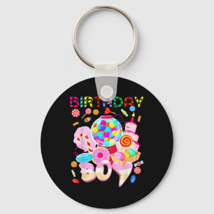 Birthday Boy Candy Land Candy Crew Sweet Birthday Key Ring