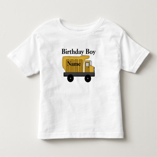 Birthday Boy customise it Toddler T-Shirt (Front)