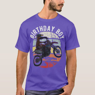 Birthday boy Dirt bike Motorcycle and motocross T-Shirt