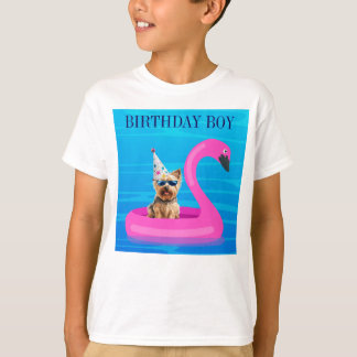 Birthday Boy Dog Floatie T-Shirt