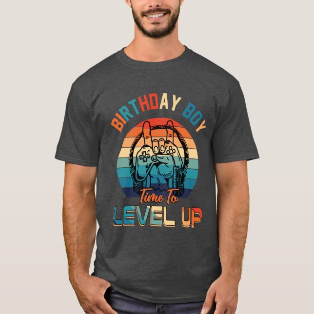 Birthday Boy Game T Shirt (Front)