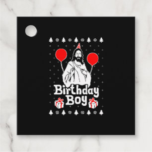 Birthday Boy Jesus Christmas Favour Tags