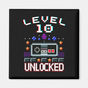 Birthday Boy Level 10 Unlocked Funny Video Game Ga Magnet