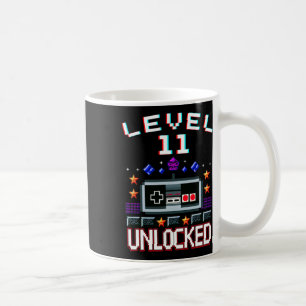 Birthday Boy Level 11 Unlocked Funny Video Game Ga Coffee Mug