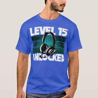 Birthday Boy Level 15 Video Game Birthday Boys  T-Shirt
