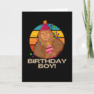 Birthday Boy Little Bigfoot Card