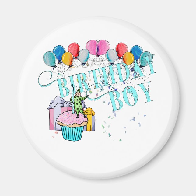 Birthday Boy Magnet (Front)