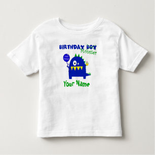 Birthday Boy Monster Toddler T-Shirt