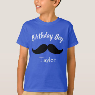 Birthday Boy Moustache T-Shirt
