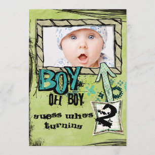 Birthday Boy party invite