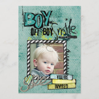 Birthday Boy party invite