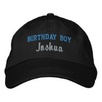 Birthday Boy Personalised Cap, Birthday Party Hat