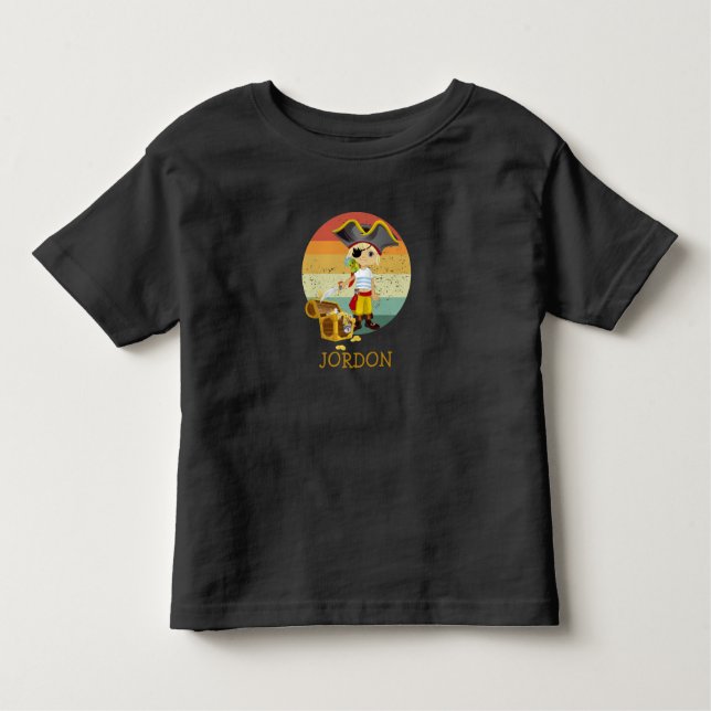 Birthday Boy Pirate Party  Toddler T-shirt (Front)