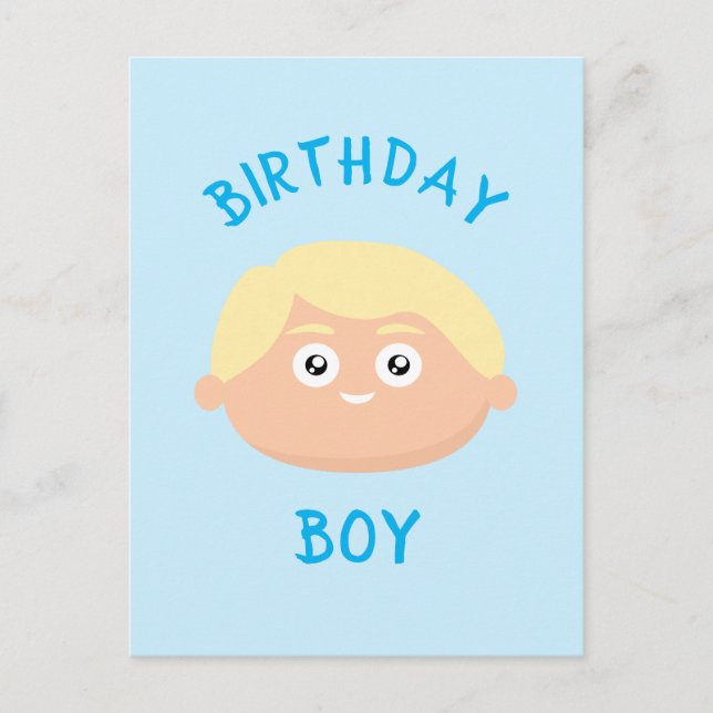 Birthday Boy Postcard (Front)