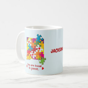 Birthday Boy Puzzle Love to Pieces Coffee Mug