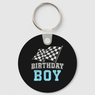 Birthday Boy Race Car Racing Car Driver Birthday C Key Ring